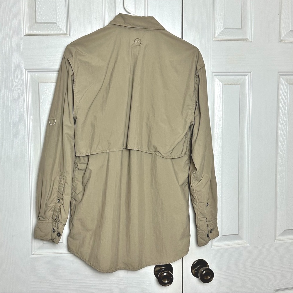 Magellan Fish Gear Laguna Madre Relaxed Fit Long Sleeve Button Up Shirt Sz S - Picture 2 of 6